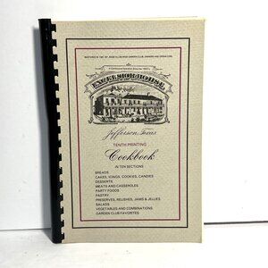 Excelsior House Cookbook Garden Club Jefferson TX 1990